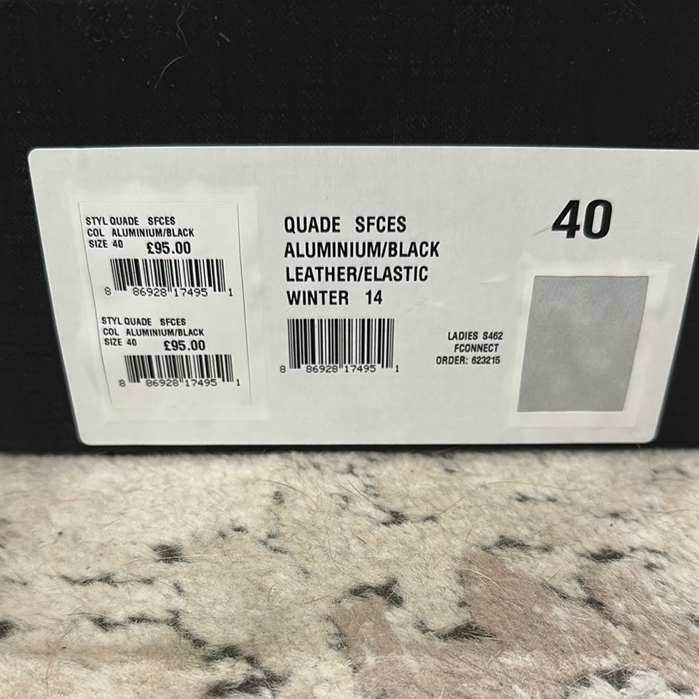 French Connection Women's Charcoal Peep Toe Booties, GREAT condition - Picture 6 of 6